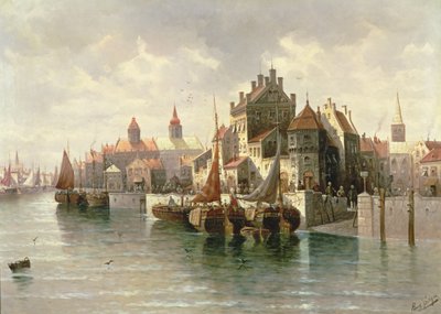 Kiel Canal by August von Siegen